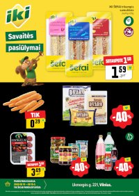 Specialūs pasiūlymai IKI Pikas parduotuvės klientams (2026-08-10 - 2026-08-16) - Leidinio nuotrauka