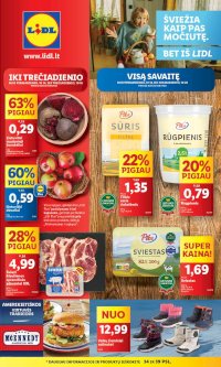 LIDL - Maisto prekių pasiūlymai (2024 10 14 - 2024 10 20) - Leidinio nuotrauka