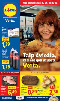 LIDL - Maisto prekių pasiūlymai (2025 10 06 - 2025 10 12) - Leidinio nuotrauka