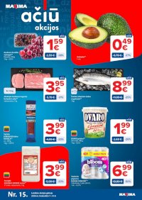 MAXIMA - Kaininis leidinys Nr.15 (2026 04 07 - 2026 04 13) - Leidinio nuotrauka