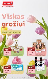 RIMI - GROŽIO prekių katalogas Nr. 03 (2026 03 03 - 2026 03 30) - Leidinio nuotrauka