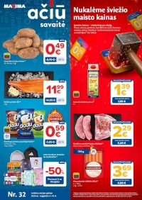 MAXIMA - Kaininis leidinys Nr.32 (2026 08 04 - 2026 08 10) - Leidinio nuotrauka