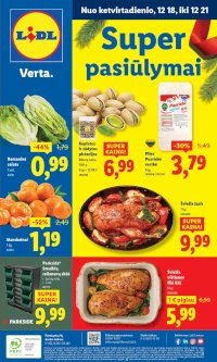 LIDL - Maisto prekių pasiūlymai (2025 12 18 - 2025 12 21) - Leidinio nuotrauka
