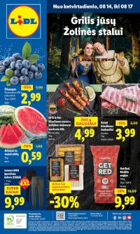LIDL - Maisto prekių pasiūlymai (2025 08 14 - 2025 08 17) - Leidinio nuotrauka