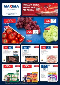 MAXIMA - Kaininis leidinys Nr.19 (2025 05 06 - 2025 05 12) - Leidinio nuotrauka
