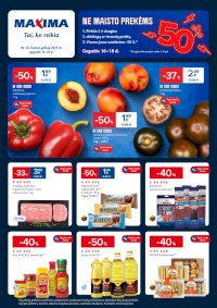 MAXIMA - Kaininis leidinys Nr.20 (2025 05 13 - 2025 05 19) - Leidinio nuotrauka