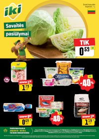 Specialūs pasiūlymai IKI parduotuvės klientams (2026-08-03 - 2026-08-09) - Leidinio nuotrauka