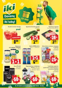 IKI SAVAITĖLĖ akcijų ir nuolaidų leidinys Nr.43 (2025 10 20 - 2025 10 26) - Leidinio nuotrauka