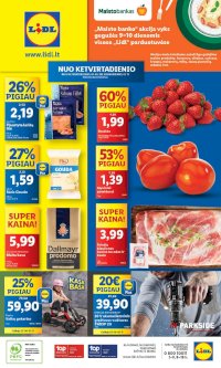 LIDL - Maisto prekių pasiūlymai (2025 05 08 - 2025 05 11) - Leidinio nuotrauka