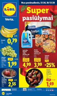 LIDL - Maisto prekių pasiūlymai (2025 12 26 - 2025 12 28) - Leidinio nuotrauka