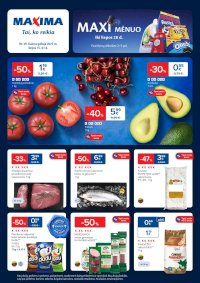 MAXIMA - Kaininis leidinys Nr.29 (2025 07 15 - 2025 07 21) - Leidinio nuotrauka