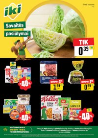 Specialūs pasiūlymai IKI parduotuvės klientams (2026-09-14 - 2026-09-20) - Leidinio nuotrauka