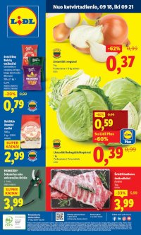 LIDL - Maisto prekių pasiūlymai (2025 09 18 - 2025 09 21) - Leidinio nuotrauka