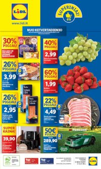 LIDL - Maisto prekių pasiūlymai (2025 05 15 - 2025 05 18) - Leidinio nuotrauka