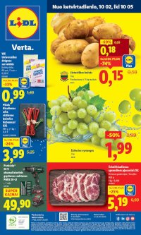 LIDL - Maisto prekių pasiūlymai (2025 10 02 - 2025 10 05) - Leidinio nuotrauka