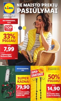 LIDL - Ne maisto prekių pasiūlymai (2025 03 10 - 2025 03 16) - Leidinio nuotrauka