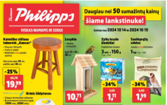 42 savaitės (2024.10.14-10.20) žinomiausių prekybos centrų (THOMAS PHILIPPS, LIDL, IKI, PROMO Cash&Carry ir AIBĖ) svarbiausi akcijų pasiūlymai ir nuolaidos