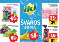 35 savaitės (2024.08.26-09.01) lankomiausių prekybos centru (NORFA, THOMAS PHILIPPS, IKI ir LIDL ) rekomenduojami akcijų pasiūlymai ir nuolaidos