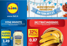 36 savaitės (2024.09.02-09.08) rekomenduojamų prekybos centru (LIDL, THOMAS PHILIPPS, IKI, GRŪSTĖ ir AIBĖ ) naujausi akcijų pasiūlymai ir nuolaidos