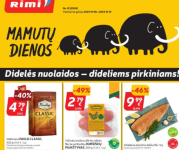 41 savaitės (2024.10.07-10.13) TOP 5 prekybos centru (THOMAS PHILIPPS, LIDL, MAXIMA, RIMI ir IKI) rekomenduojami akcijų pasiūlymai ir nuolaidos