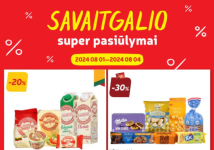 Geriausi savaitgalio (2024.08.01-08.04) MAXIMA, LIDL ir RIMI akcijų pasiūlymai ir nuolaidos