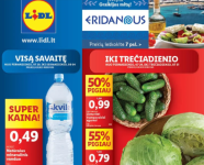 31 savaitės (2024.07.29-08.04) geriausių prekybos centru (LIDL, THOMAS PHILIPPS, RIMI, IKI ir NORFA) aktualiausi akcijų pasiūlymai